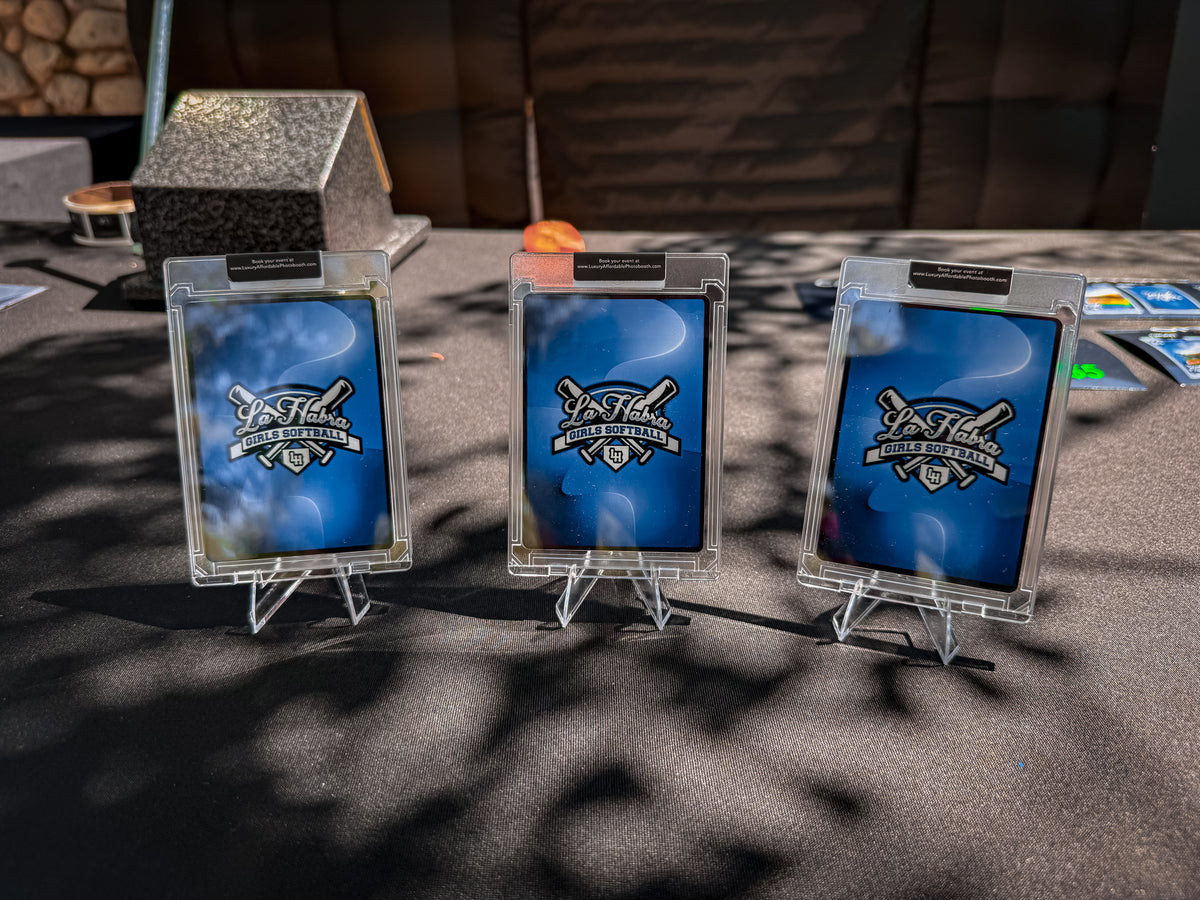 Custom Trading Card Photobooth Rental