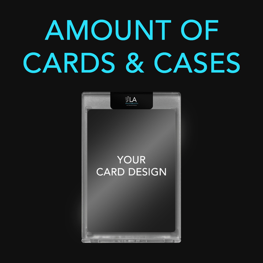 Amount of card and cases