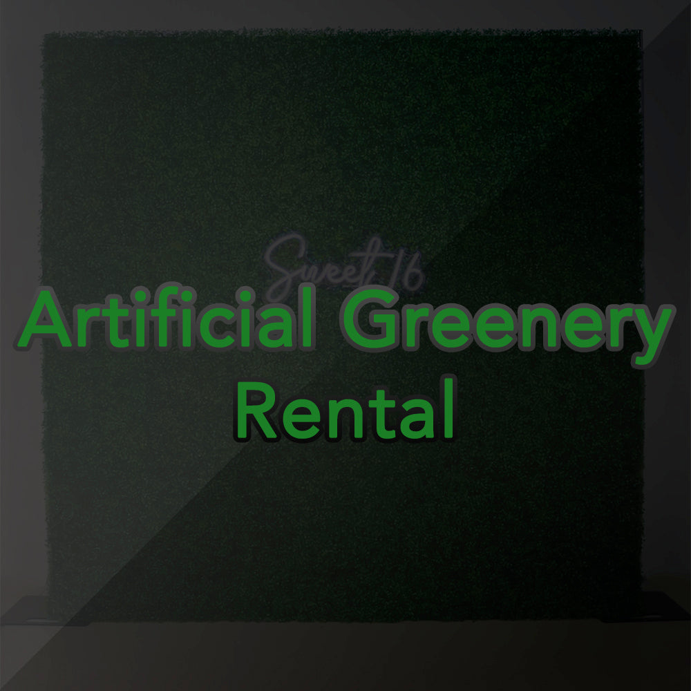 Artificial Greenery Backdrop Rental