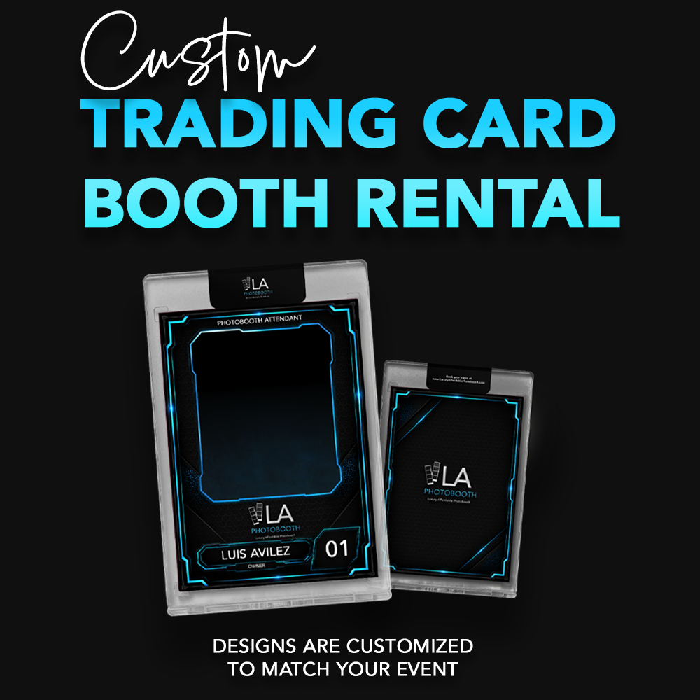 Custom Trading Card Photobooth Rental