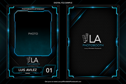 Custom Trading Card Photobooth Rental