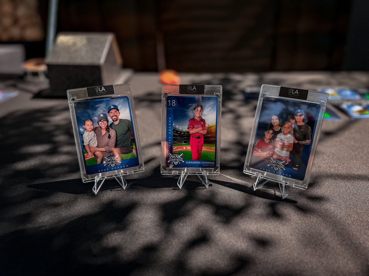 Custom Trading Card Photobooth Rental