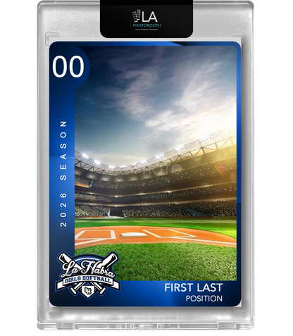La  Habra Girls Softball Trading Card Pre Purchase