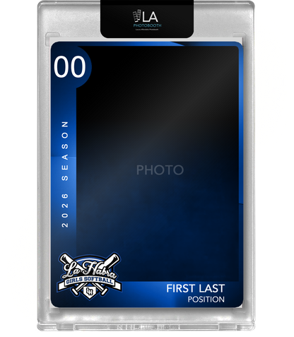 La  Habra Girls Softball Trading Card Pre Purchase