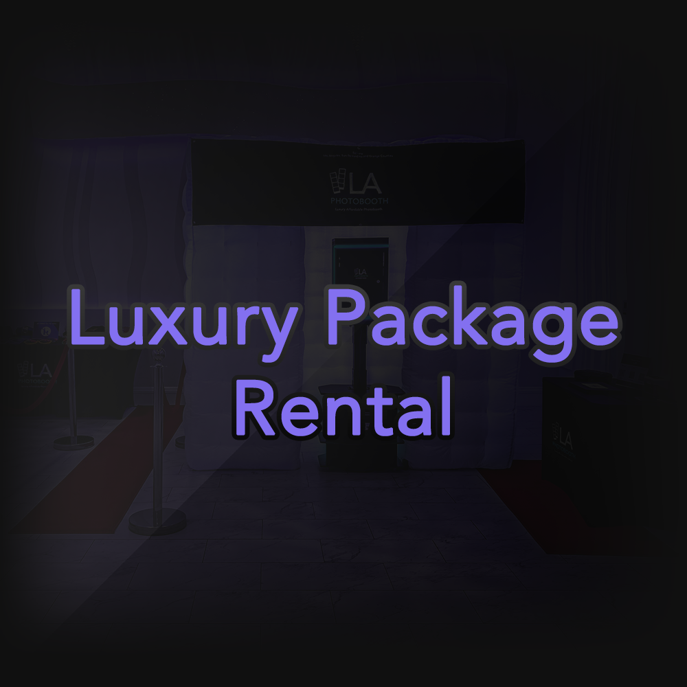 Luxury Package Photobooth Rental