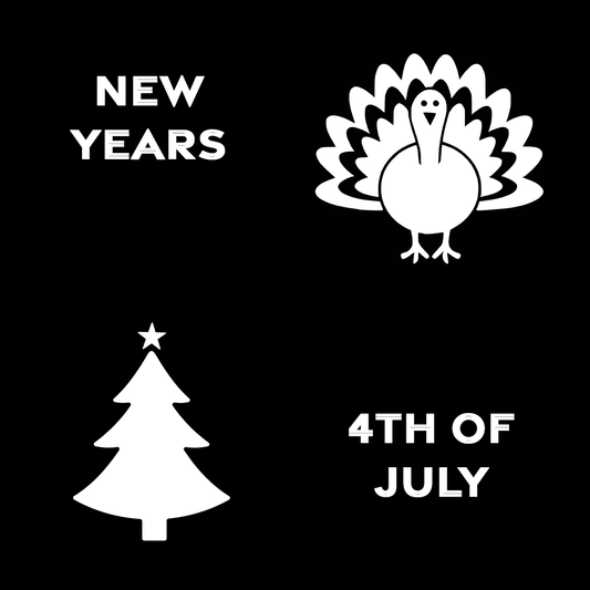Does your event take place on one of the holidays listed?